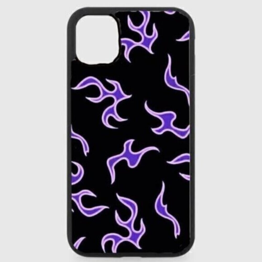 Purple Flame Phone Case